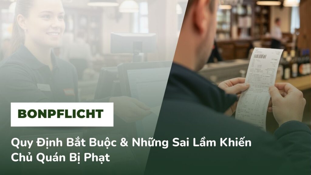 Bonpflicht: Quy Định In Hóa Đơn Bắt Buộc & Những Sai Lầm Khiến Chủ Quán Bị Phạt