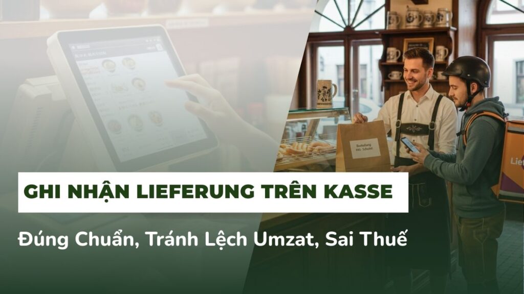Ghi Nhận Lieferung Trên Kasse Đúng Chuẩn, Tránh Lệch Umzat & Sai Thuế