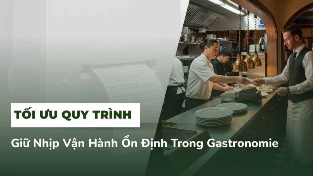Tối Ưu Quy Trình Để Giữ Nhịp Vận Hành Ổn Định Trong Gastronomie